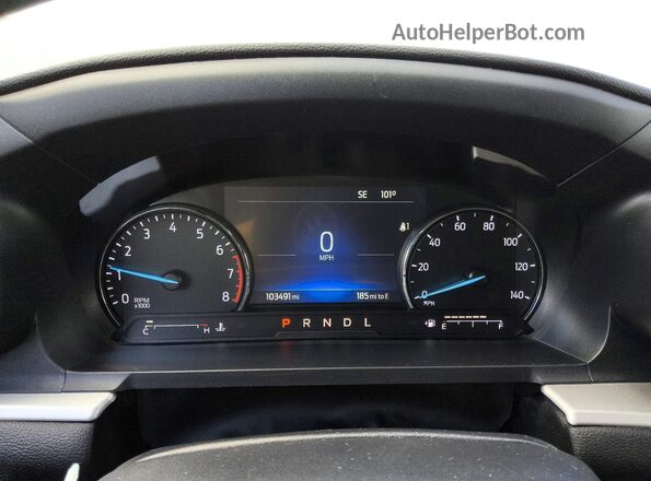 1FMSK7DH4NGA35212 2022 FORD EXPLORER Charcoal Instrument cluster view