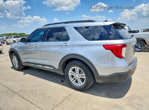 1FMSK7DH4NGB28425 2022 FORD EXPLORER Silver Trasero izquierdo