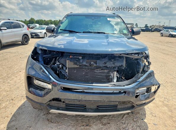 1FMSK7DH4NGC01390 2022 FORD EXPLORER Blue Вид спереду