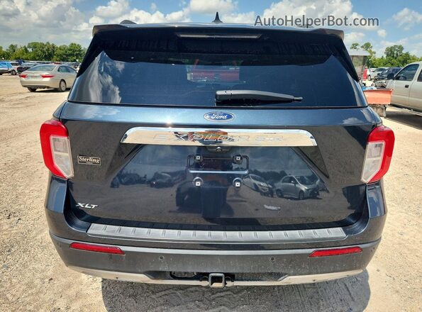 1FMSK7DH4NGC01390 2022 FORD EXPLORER Blue Вид ззаду