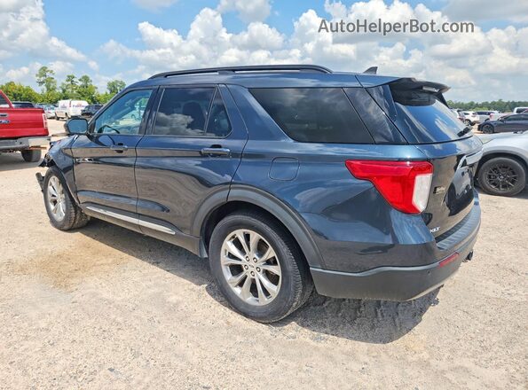 1FMSK7DH4NGC01390 2022 FORD EXPLORER Blue Задня ліва чверть