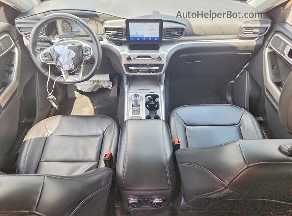 1FMSK7DH4NGC01390 2022 FORD EXPLORER Blue Вид панелі приладів