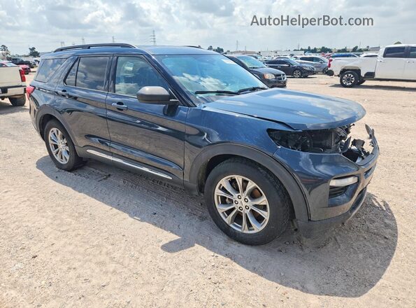 1FMSK7DH4NGC01390 2022 FORD EXPLORER Blue Передня права чверть