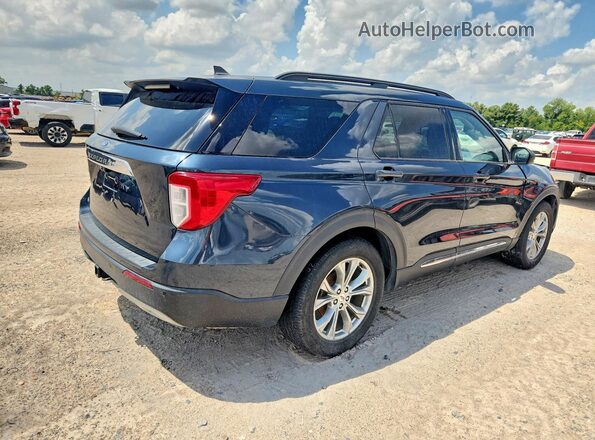 1FMSK7DH4NGC01390 2022 FORD EXPLORER Blue Задня права чверть