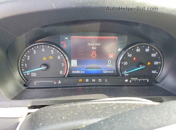 1FMSK7DH4PGA94618 2023 FORD EXPLORER Blue Widok zestawu wskaźników