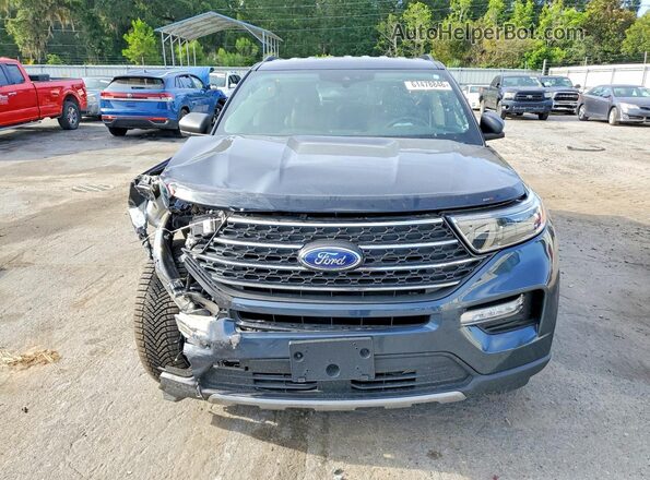 1FMSK7DH4PGA94618 2023 FORD EXPLORER Blue Widok z przodu