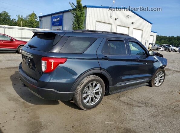 1FMSK7DH4PGA94618 2023 FORD EXPLORER Blue Tył prawy