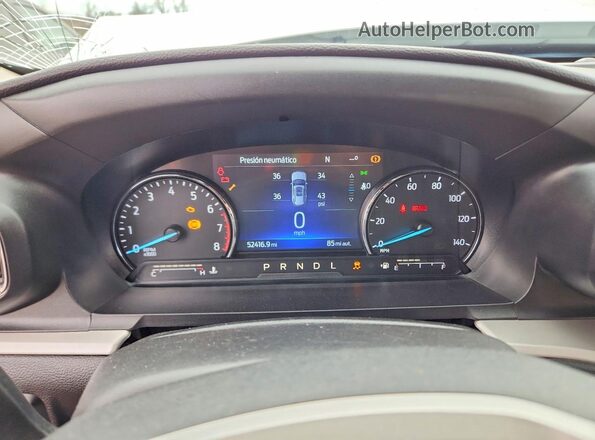 1FMSK7DH4PGB29318 2023 FORD EXPLORER White Սարքավորումների վահանակի տեսք