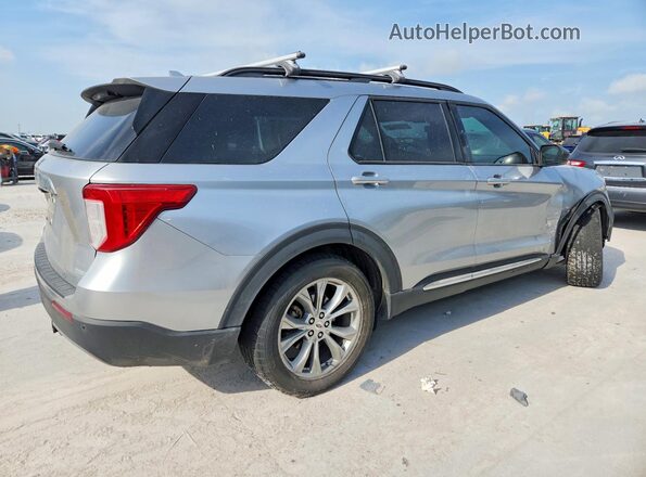 1FMSK7DH5LGB92518 2020 FORD EXPLORER Silver Tył prawy