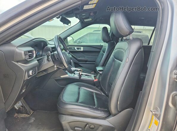 1FMSK7DH5LGB92518 2020 FORD EXPLORER Silver Widok wnętrza z przodu