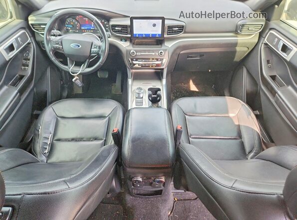 1FMSK7DH5LGB92518 2020 FORD EXPLORER Silver Widok deski rozdzielczej