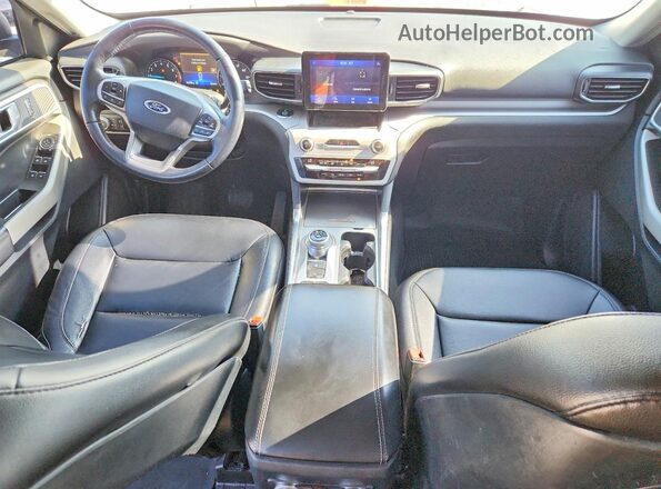 1FMSK7DH5LGD12253 2020 FORD EXPLORER Белый Вид панели приборов