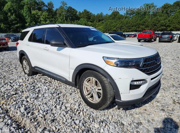 1FMSK7DH5LGD12253 2020 FORD EXPLORER Белый Передняя правая четверть