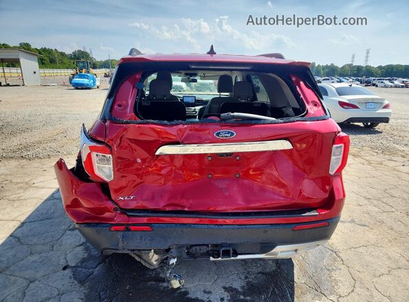 1FMSK7DH5MGA27554 2021 FORD EXPLORER Red Vista trasera