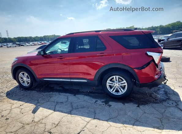 1FMSK7DH5MGA27554 2021 FORD EXPLORER Red Trasero izquierdo