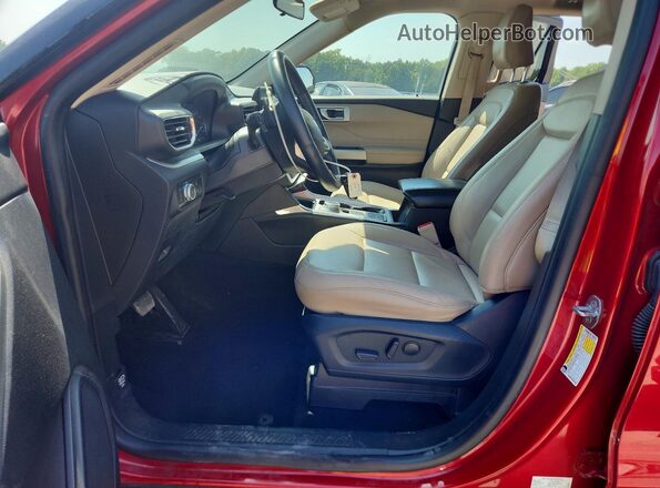 1FMSK7DH5MGA27554 2021 FORD EXPLORER Red Vista interior delantera