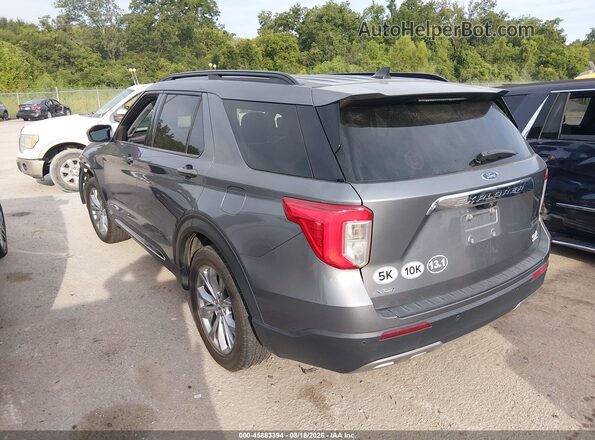 1FMSK7DH5MGC15099 2021 FORD EXPLORER Gray Rear left