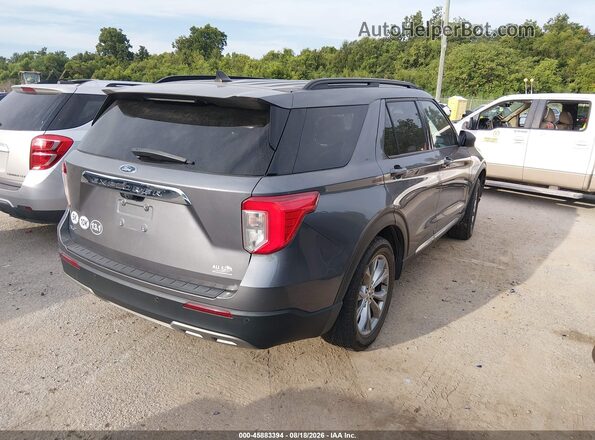 1FMSK7DH5MGC15099 2021 FORD EXPLORER Gray Rear right
