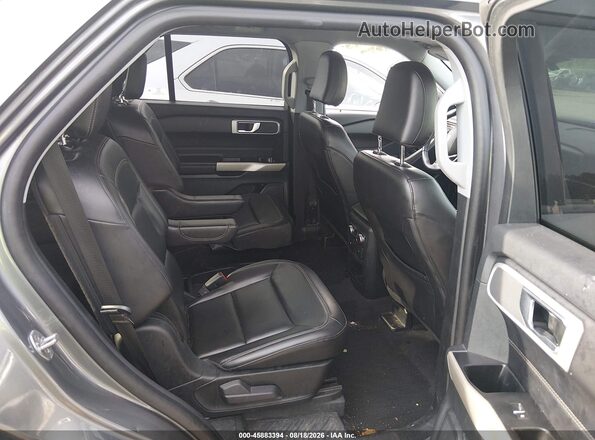 1FMSK7DH5MGC15099 2021 FORD EXPLORER Gray VIN sticker view