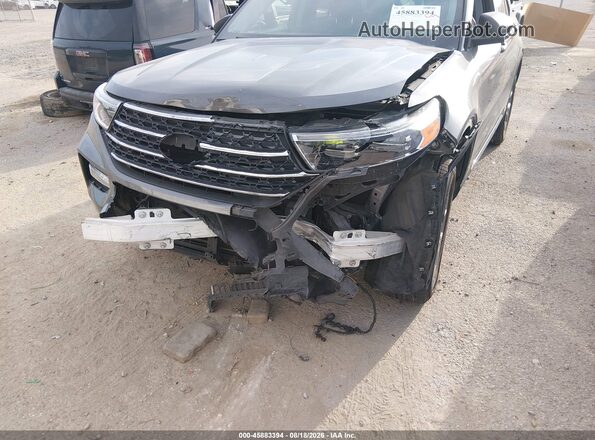 1FMSK7DH5MGC15099 2021 FORD EXPLORER Gray Front view
