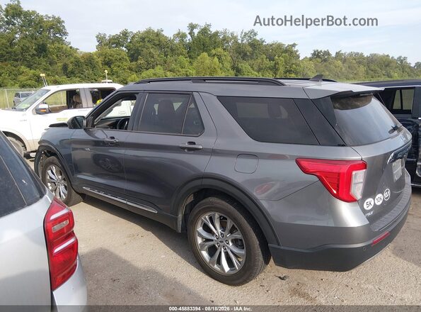 1FMSK7DH5MGC15099 2021 FORD EXPLORER Gray 360 interior view