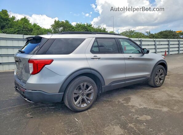 1FMSK7DH5NGA16815 2022 FORD EXPLORER Silver Rear right