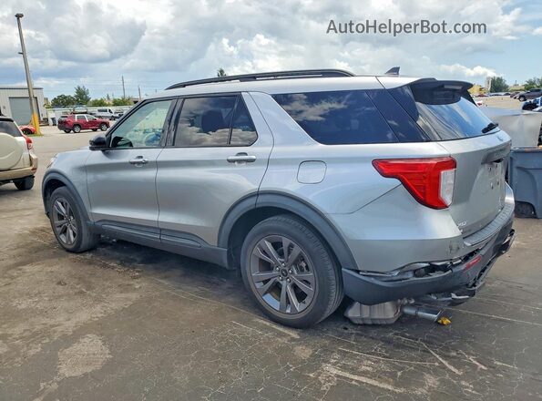1FMSK7DH5NGA16815 2022 FORD EXPLORER Silver Rear left