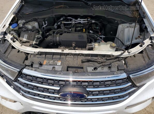 1FMSK7DH5NGA49491 2022 FORD EXPLORER Белый Вид подкапотного пространства