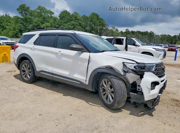 1FMSK7DH5NGA49491 2022 FORD EXPLORER Белый Передняя правая четверть