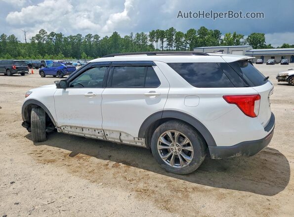1FMSK7DH5NGA49491 2022 FORD EXPLORER Белый Задняя левая четверть