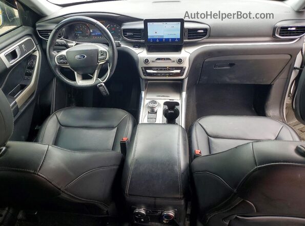 1FMSK7DH5NGA49491 2022 FORD EXPLORER Белый Вид панели приборов
