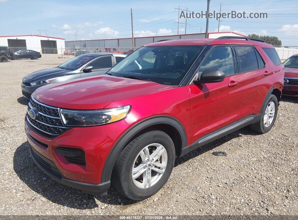 1FMSK7DH5PGB08087 2023 FORD EXPLORER Red Przód lewy