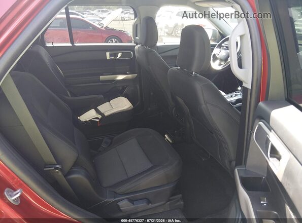 1FMSK7DH5PGB08087 2023 FORD EXPLORER Red Widok naklejki z numerem VIN