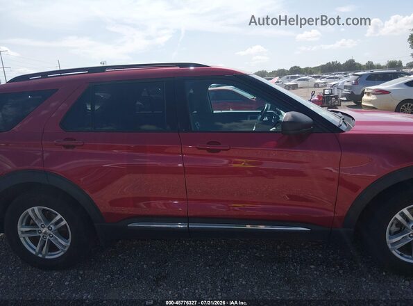 1FMSK7DH5PGB08087 2023 FORD EXPLORER Red Widok wnętrza 360 stopni