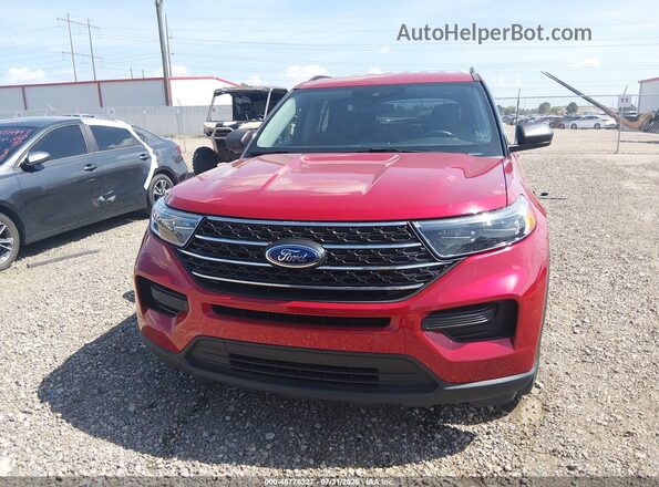 1FMSK7DH5PGB08087 2023 FORD EXPLORER Red Widok wnętrza z tyłu