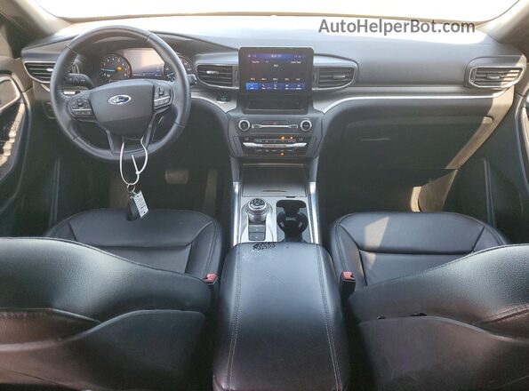 1FMSK7DH6LGB19190 2020 FORD EXPLORER White Widok deski rozdzielczej