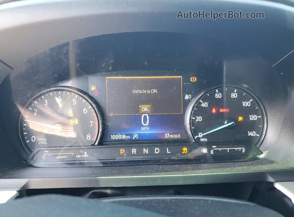 1FMSK7DH6MGB23046 2021 FORD EXPLORER Gray Instrument cluster view