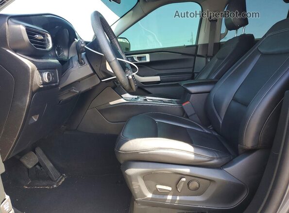 1FMSK7DH6MGB23046 2021 FORD EXPLORER Gray Front interior view