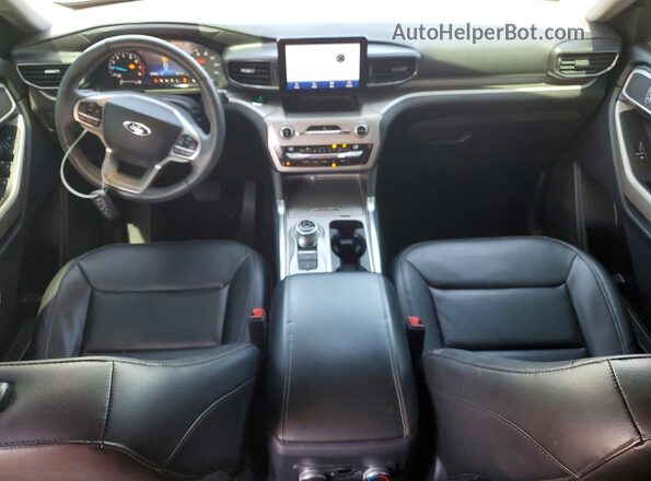 1FMSK7DH6MGB23046 2021 FORD EXPLORER Gray Dashboard view