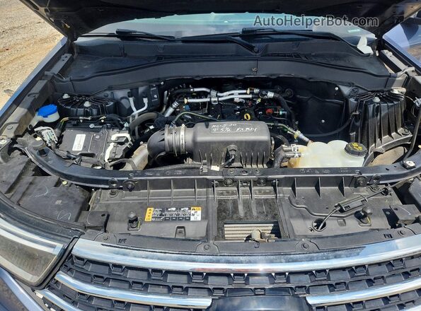 1FMSK7DH6MGB28666 2021 FORD EXPLORER Blue Rear interior view