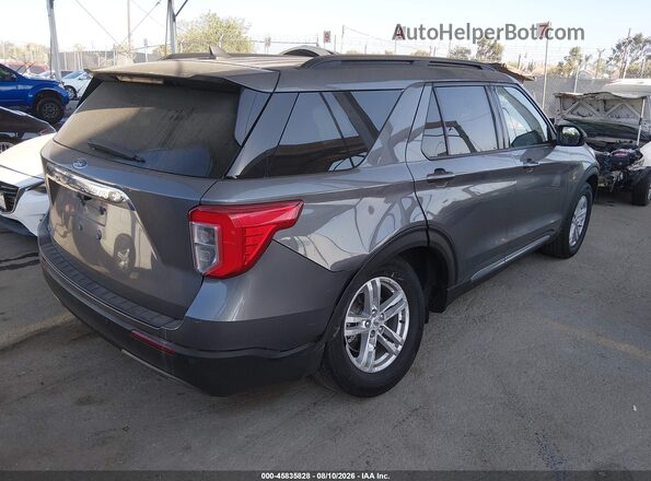 1FMSK7DH6MGC11451 2021 FORD EXPLORER Gray Հետևի աջ
