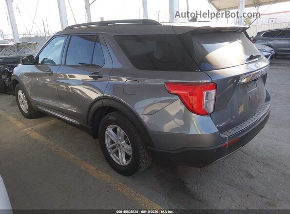 1FMSK7DH6MGC11451 2021 FORD EXPLORER Gray Հետևի ձախ