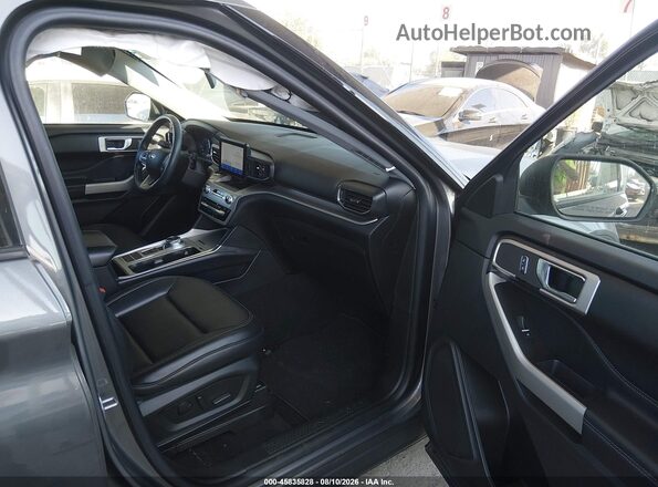 1FMSK7DH6MGC11451 2021 FORD EXPLORER Gray Սալոնի դիմացի տեսք