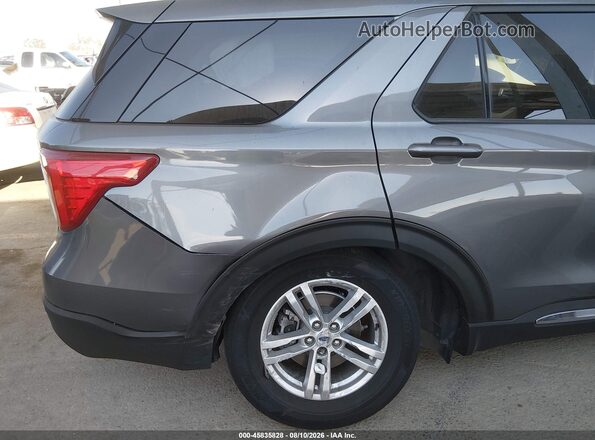 1FMSK7DH6MGC11451 2021 FORD EXPLORER Gray Սարքավորումների վահանակի տեսք
