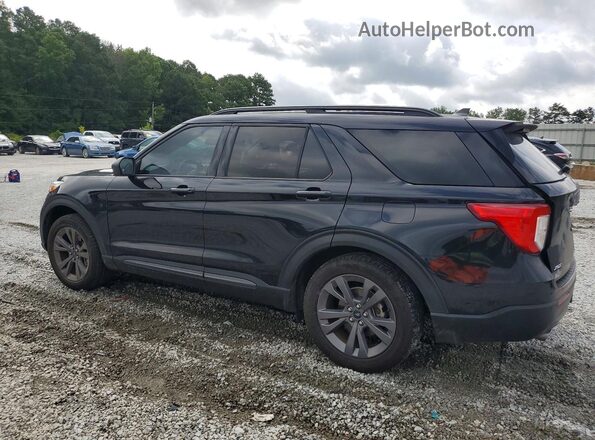 1FMSK7DH6MGC22711 2021 FORD EXPLORER Black Rear left