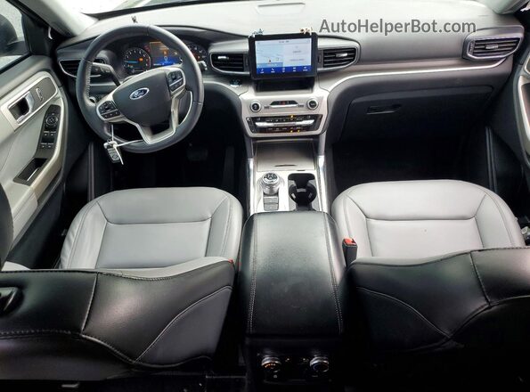 1FMSK7DH6MGC22711 2021 FORD EXPLORER Black Dashboard view