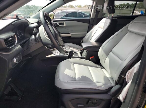 1FMSK7DH6MGC22711 2021 FORD EXPLORER Black Front interior view
