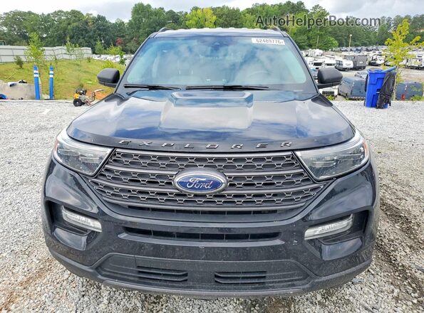 1FMSK7DH6MGC22711 2021 FORD EXPLORER Black Front view
