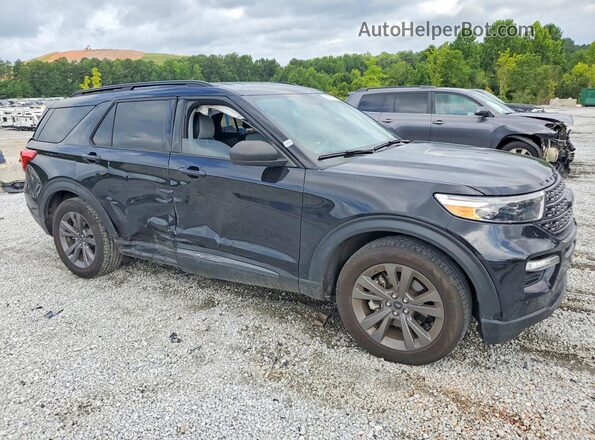 1FMSK7DH6MGC22711 2021 FORD EXPLORER Black Front right