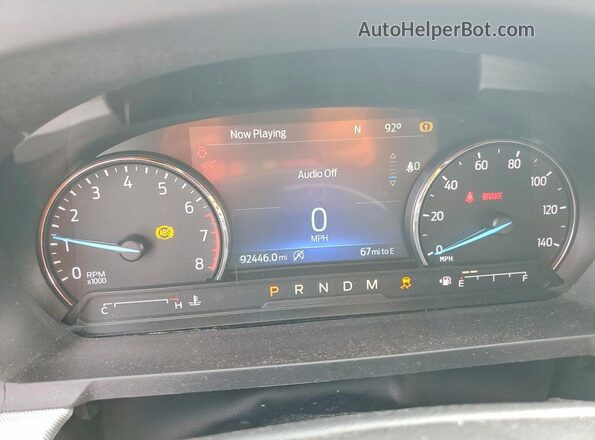 1FMSK7DH6MGC22711 2021 FORD EXPLORER Black Instrument cluster view